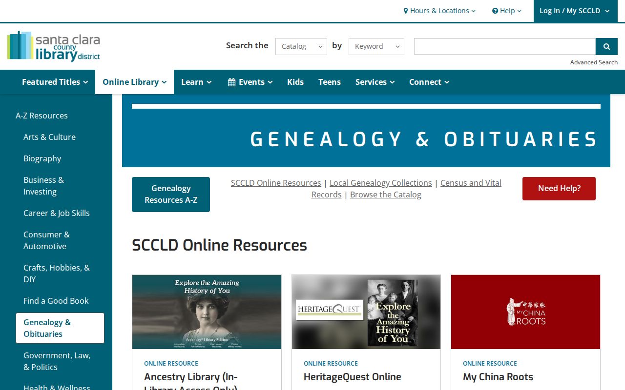 Campbell city directory research at Campbell Library genealogy resources